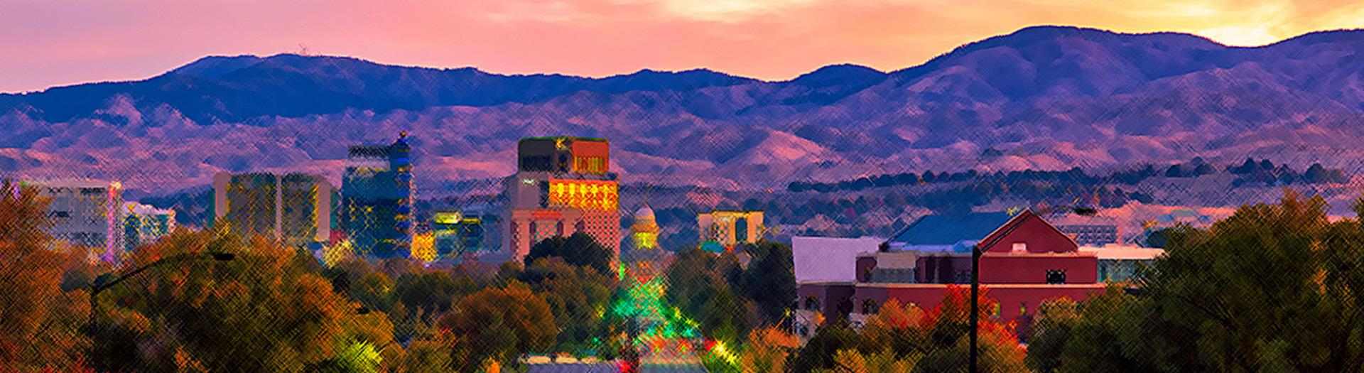 Boise city scape