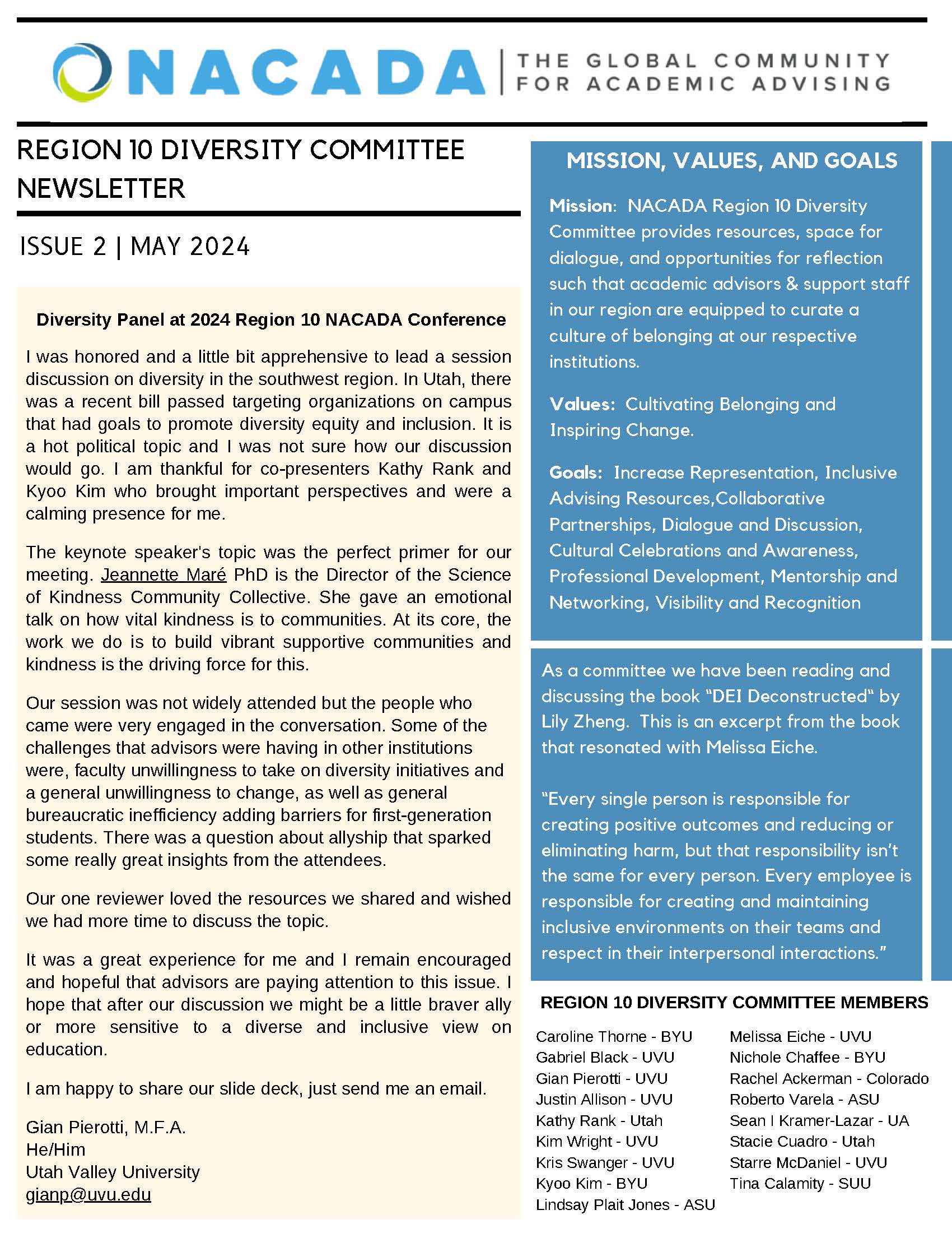 Region 10 May 2024 Newsletter